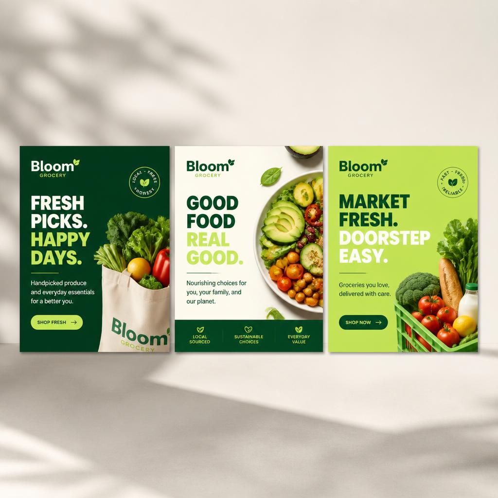Bloom Grocery — Social Campaign