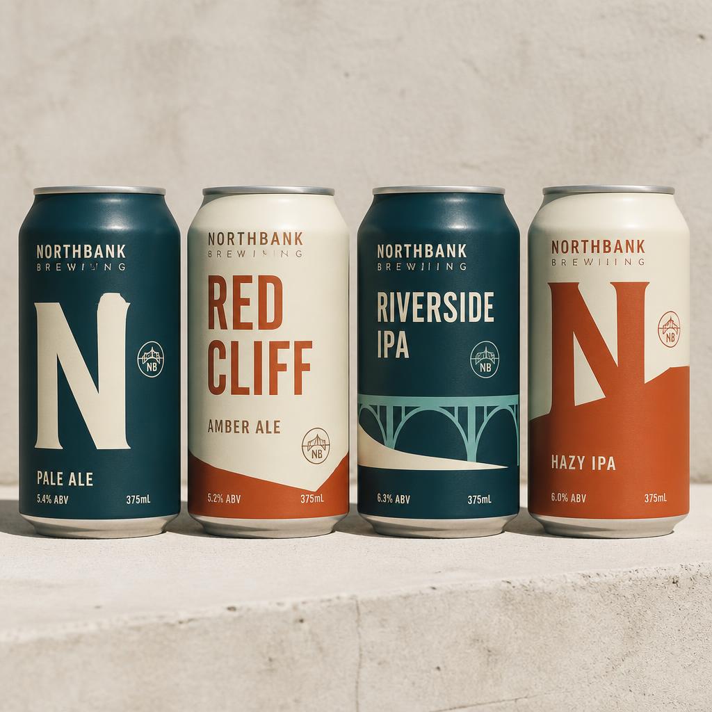Northbank Brewing — Packaging Design